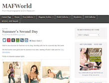 Tablet Screenshot of mafworld.com